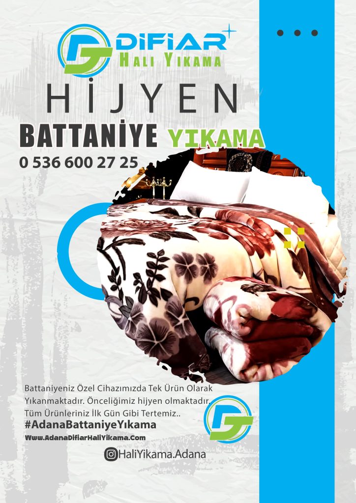 Adana Kenan Evren Bulvarı Battaniye Yıkama