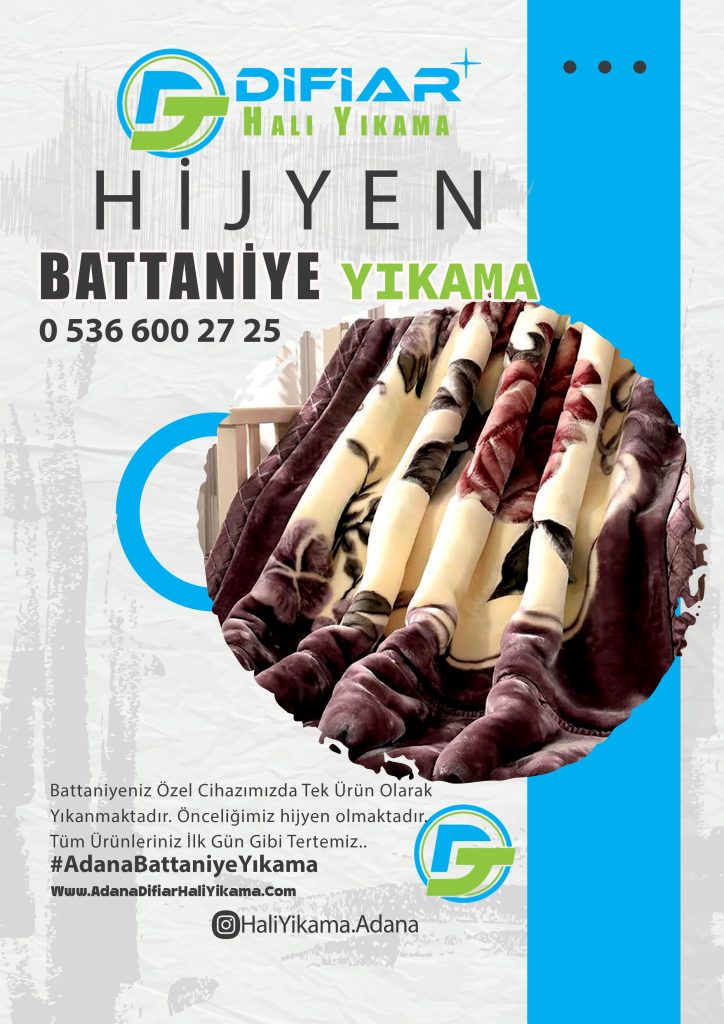 AdanaYüzüncüyıl Bulvarı Battaniye Yıkama
