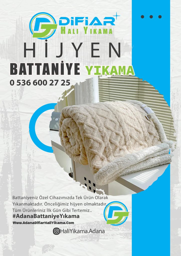 Adana Mavi Bulvar Battaniye Yıkama